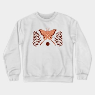 Luna moth illustration, Moon moth Butterfly Art Crewneck Sweatshirt